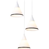 Подвесная люстра Ambrella light Traditional TR3167/3 WH/BK (белый/черный) - Превью изображения №3 — Интернет-магазин Time-Shop