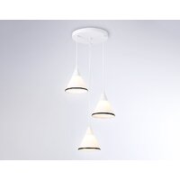 Подвесная люстра Ambrella light Traditional TR3167/3 WH/BK (белый/черный) - Превью изображения №5 — Интернет-магазин Time-Shop