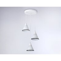 Подвесная люстра Ambrella light Traditional TR3167/3 WH/BK (белый/черный) - Превью изображения №4 — Интернет-магазин Time-Shop