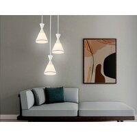 Подвесная люстра Ambrella light Traditional TR3167/3 WH/BK (белый/черный) - Превью изображения №8 — Интернет-магазин Time-Shop