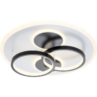 Припотолочная люстра Escada 10235/4LED Round (черный/белый) - Превью изображения №4 — Интернет-магазин Time-Shop