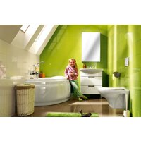 Ванна Cersanit Joanna 140x90 R (с каркасом) - Превью изображения №12 — Интернет-магазин Time-Shop