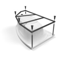 Ванна Cersanit Joanna 140x90 R (с каркасом) - Превью изображения №3 — Интернет-магазин Time-Shop