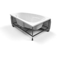 Ванна Cersanit Joanna 140x90 R (с каркасом) - Превью изображения №4 — Интернет-магазин Time-Shop