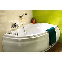 Ванна Cersanit Joanna 140x90 R (с каркасом) - Превью изображения №9 — Интернет-магазин Time-Shop