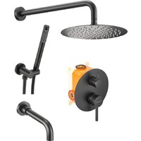 Душевая система  Milacio Ultra 150 MCU.150.MB - Превью изображения №1 — Интернет-магазин Time-Shop