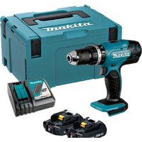 Makita DHP453RAJ (с 2-мя АКБ 2 Ач, кейс)