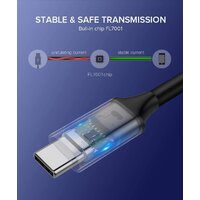 Кабель Ugreen US161 50751 USB Type-C - USB Type-C (1.5 м, черный/серый) - Превью изображения №7 — Интернет-магазин Time-Shop
