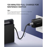Кабель Ugreen US161 50751 USB Type-C - USB Type-C (1.5 м, черный/серый) - Превью изображения №2 — Интернет-магазин Time-Shop