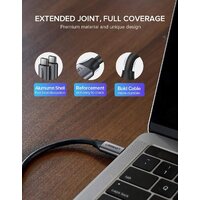 Кабель Ugreen US161 50751 USB Type-C - USB Type-C (1.5 м, черный/серый) - Превью изображения №6 — Интернет-магазин Time-Shop