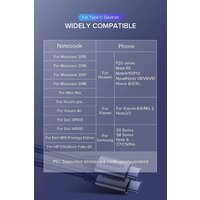 Кабель Ugreen US161 50751 USB Type-C - USB Type-C (1.5 м, черный/серый) - Превью изображения №8 — Интернет-магазин Time-Shop