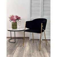 Стул M-City Dill 629M05377 (Momo-47 черный/золотой) - Превью изображения №2 — Интернет-магазин Time-Shop