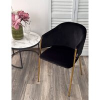 Стул M-City Dill 629M05377 (Momo-47 черный/золотой) - Превью изображения №3 — Интернет-магазин Time-Shop