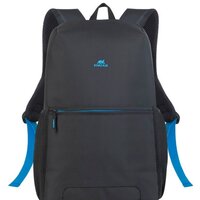 Городской рюкзак Rivacase 8067 (черный) - Превью изображения №2 — Интернет-магазин Time-Shop