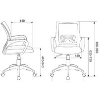 Офисное кресло Бюрократ CH-695NLT (черный) - Превью изображения №9 — Интернет-магазин Time-Shop