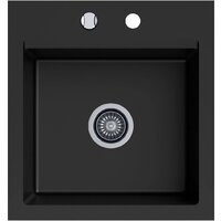 Кухонная мойка Kernau KGS M 45 1B Deep Black - Превью изображения №1 — Интернет-магазин Time-Shop