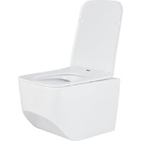 Унитаз подвесной Roxen Boro в комплекте с инсталляцией StounFix Dual Fresh 6 в 1 540025 (кнопка: белый глянец) - Превью изображения №6 — Интернет-магазин Time-Shop