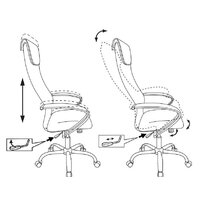 Офисное кресло Бюрократ CH-607SL TW-01 (черный) - Превью изображения №12 — Интернет-магазин Time-Shop