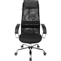 Офисное кресло Бюрократ CH-607SL TW-01 (черный) - Превью изображения №7 — Интернет-магазин Time-Shop