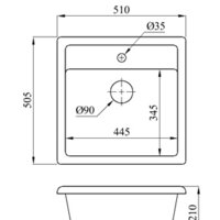 Кухонная мойка БелЭворс Rio (бежевый, без сифона) - Превью изображения №2 — Интернет-магазин Time-Shop