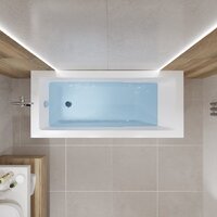 Ванна Lauter Estelle 140 21206040 (с ножками, серым подголовником) - Превью изображения №15 — Интернет-магазин Time-Shop