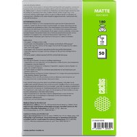 Фотобумага CACTUS Матовая A6 10x15 180 г/м2 50 листов CS-MA618050 - Превью изображения №2 — Интернет-магазин Time-Shop