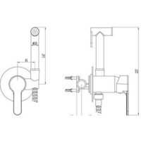 Гигиенический душ Esko SMH01 - Превью изображения №2 — Интернет-магазин Time-Shop