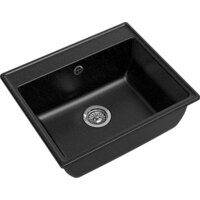 Кухонная мойка GranFest GF-V-580 (черный) - Превью изображения №1 — Интернет-магазин Time-Shop