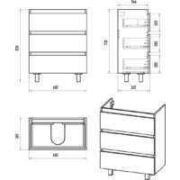  Brevita Тумба под умывальник Victory 70 VIC-07070-0103Я - Превью изображения №6 — Интернет-магазин Time-Shop
