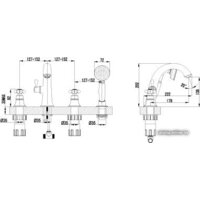 Смеситель Lemark VINTAGE [LM2841B] - Превью изображения №2 — Интернет-магазин Time-Shop