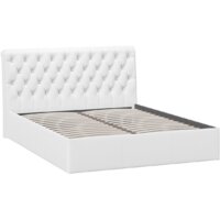 Кровать Трия Скарлет универсальная тип 1 160x200 (кожзам белый) - Превью изображения №2 — Интернет-магазин Time-Shop