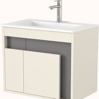  Дабер Тумба под умывальник 016 WeltWasser Deilbach 7517-60 Т16.6W.0.19 (бежевый/серый) - Превью изображения №1 — Интернет-магазин Time-Shop