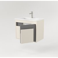  Дабер Тумба под умывальник 016 WeltWasser Deilbach 7517-60 Т16.6W.0.19 (бежевый/серый) - Превью изображения №3 — Интернет-магазин Time-Shop