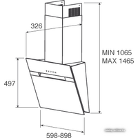 Кухонная вытяжка Jetair Bonny BL/60/A - Превью изображения №3 — Интернет-магазин Time-Shop