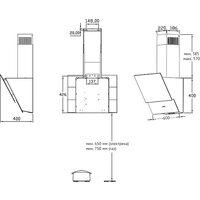 Кухонная вытяжка Korting KHC 65070 GN - Превью изображения №4 — Интернет-магазин Time-Shop