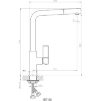 Смеситель Haiba HB70501 (хром) - Превью изображения №2 — Интернет-магазин Time-Shop