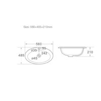 Умывальник SantiLine SL-2107 - Превью изображения №2 — Интернет-магазин Time-Shop