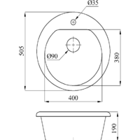 Кухонная мойка БелЭворс Nika (темно-бежевый) - Превью изображения №2 — Интернет-магазин Time-Shop