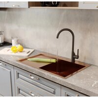 Кухонная мойка Mixline Pro 552920 (бронза, с сифоном) - Превью изображения №4 — Интернет-магазин Time-Shop