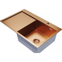 Кухонная мойка Mixline Pro 552920 (бронза, с сифоном) - Превью изображения №2 — Интернет-магазин Time-Shop