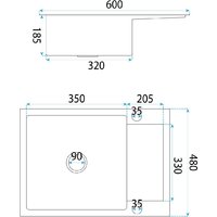 Кухонная мойка Rea ZLE-06011 (без смесителя) - Превью изображения №6 — Интернет-магазин Time-Shop