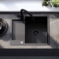 Кухонная мойка Rea ZLE-06011 (без смесителя) - Превью изображения №2 — Интернет-магазин Time-Shop