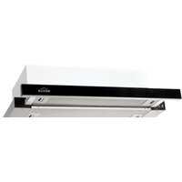 Elikor Интегра Glass 45Н-400-В2Д (нержавеющая сталь/черное стекло) (943434)