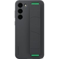 Чехол для телефона Samsung Silicone Grip Case S23+ (черный) - Превью изображения №4 — Интернет-магазин Time-Shop