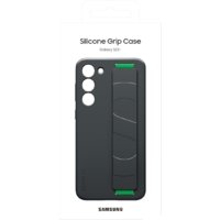 Чехол для телефона Samsung Silicone Grip Case S23+ (черный) - Превью изображения №8 — Интернет-магазин Time-Shop