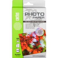 CACTUS Глянцевая A6 200 г/кв.м. 100 листов (CS-GA6200100)