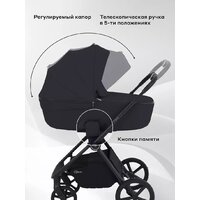Универсальная коляска Rant Teo 2в1 RA120 (черный) - Превью изображения №3 — Интернет-магазин Time-Shop