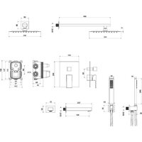 Душевая система  Aquatek Либра AQ1673CR - Превью изображения №9 — Интернет-магазин Time-Shop