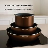 Набор сковород Rondell Kortado RDA‑1690 - Превью изображения №10 — Интернет-магазин Time-Shop