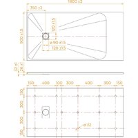 Душевой поддон RGW TSS-W 90x180 - Превью изображения №7 — Интернет-магазин Time-Shop